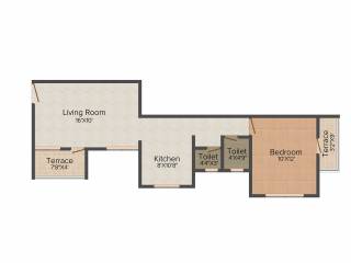 Anshul Realties Lilika 1BHK+1T (649 sq ft) Anshul Realties Lilika 1BHK+1T (649 sq ft)