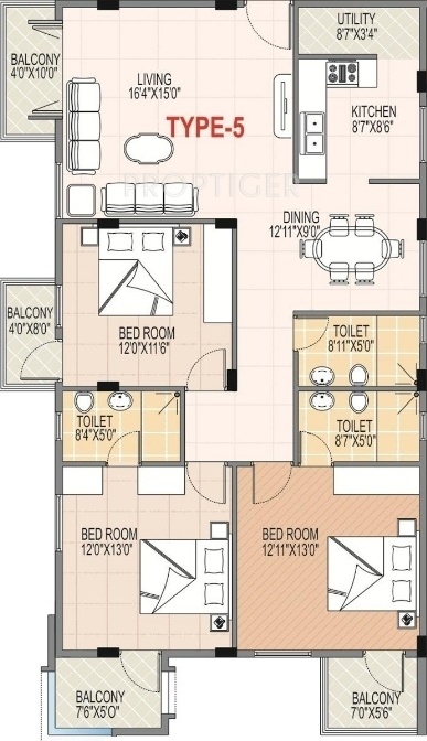 CVR Infra Noves Square (3BHK+3T (1,654 sq ft) 1654 sq ft) CVR Infra Noves Square (3BHK+3T (1,654 sq ft) 1654 sq ft)