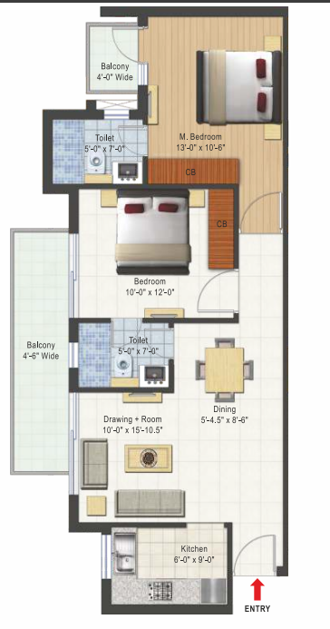 capital greens phase 1 Floor Plan Floor Plan