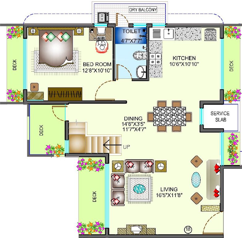 Dipti Sapphire (3BHK+3T (2,160 sq ft) 2160 sq ft)