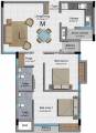 BBCL Navarathina (2BHK+2T (998 sq ft) 998 sq ft) BBCL Navarathina (2BHK+2T (998 sq ft) 998 sq ft)