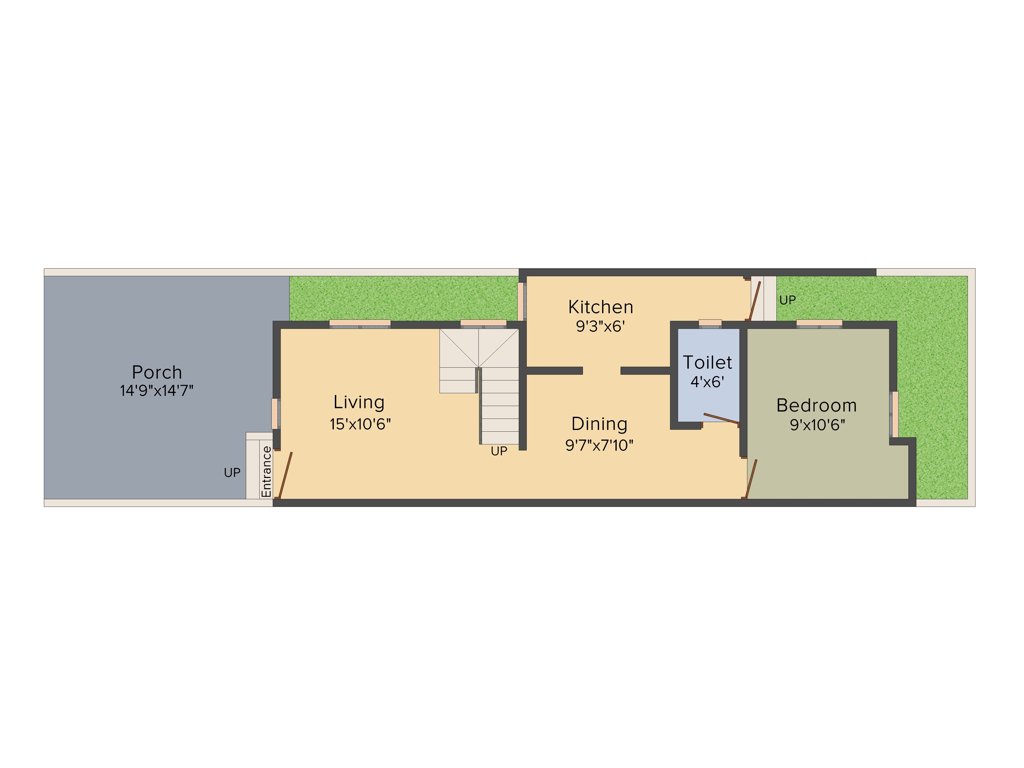 Malles AV Gardens (3BHK+3T (1,494 sq ft) 1494 sq ft)