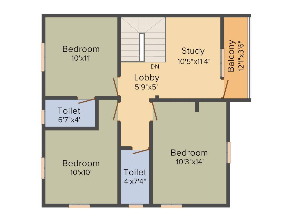 Malles AV Gardens (4BHK+3T (1,682 sq ft) Study Room 1682 sq ft) Malles AV Gardens (4BHK+3T (1,682 sq ft) Study Room 1682 sq ft)