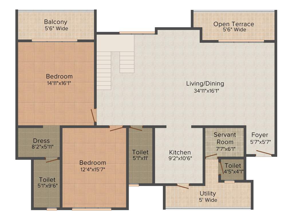 Soul Arista (4BHK+5T (3,615 sq ft) Servant Room 3615 sq ft)