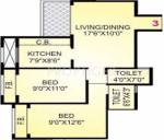 Neelsidhi Sankul (2BHK+2T (986 sq ft) 986 sq ft)