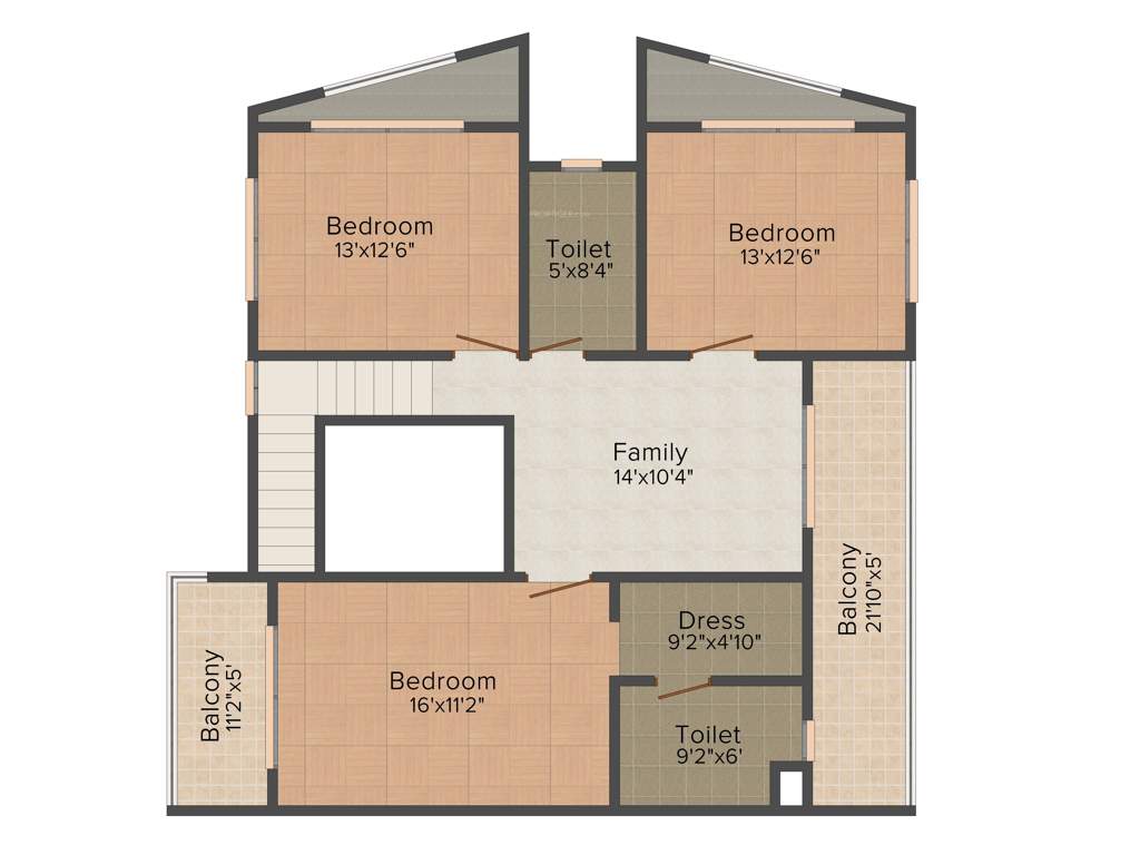  80 Trees (4BHK+3T (2,630 sq ft) 2630 sq ft)