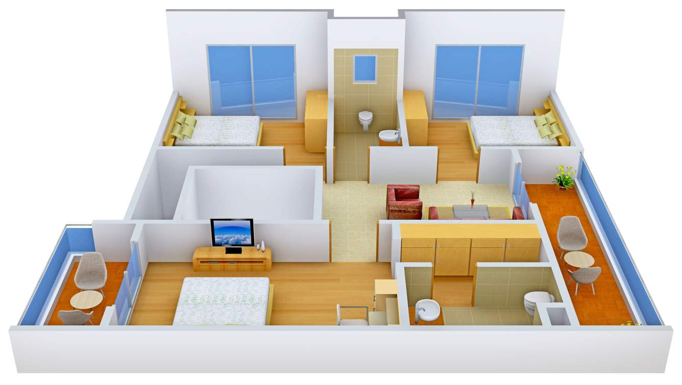  80 Trees (4BHK+3T (2,630 sq ft) 2630 sq ft)