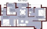 Jones Blossom Apartments (2BHK+2T (750 sq ft) 750 sq ft)