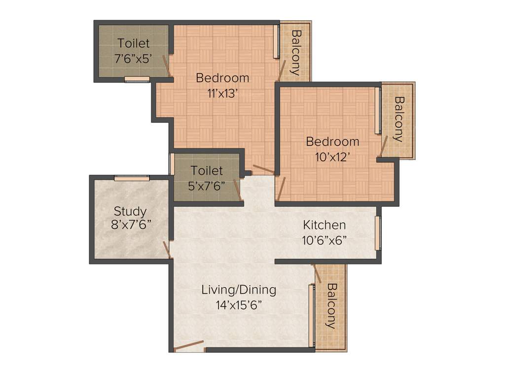 Green Mansion Welfare Society Green Mansion (2BHK+2T (1,200 sq ft) 1200 sq ft)