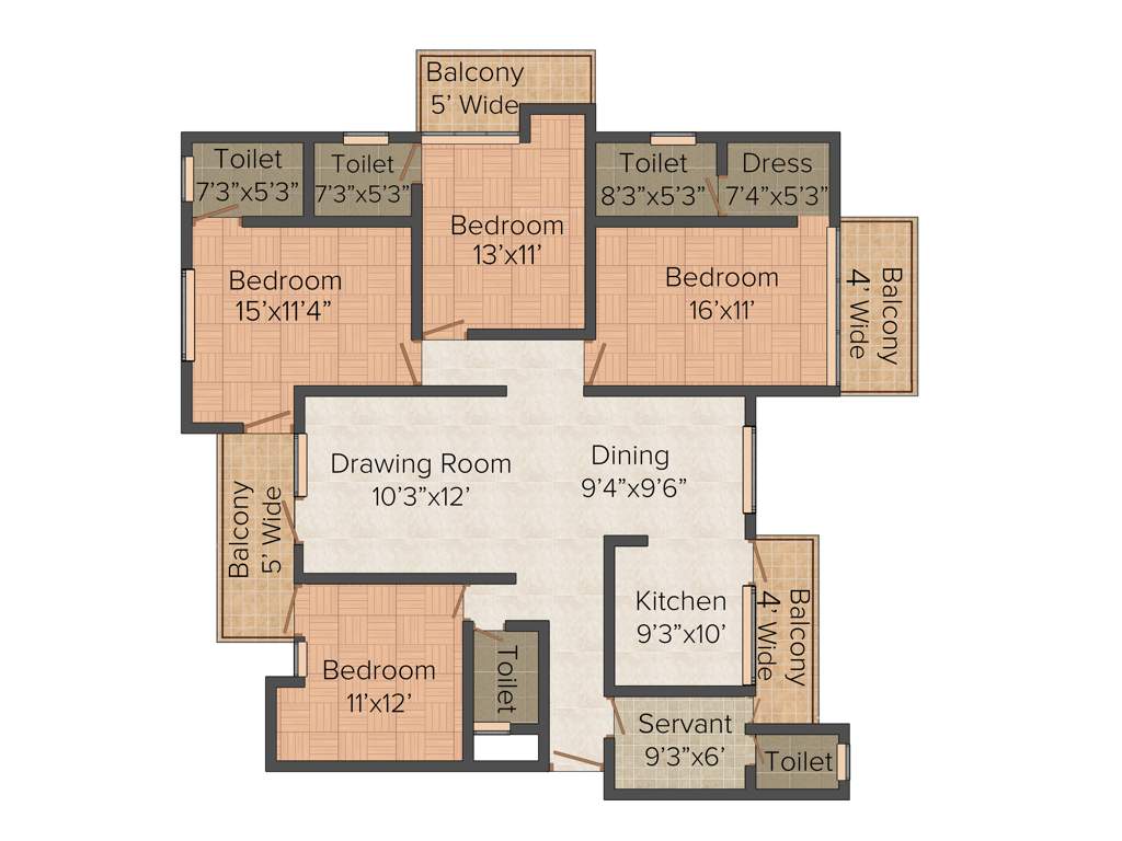 Green Mansion Welfare Society Green Mansion (4BHK+4T (2,300 sq ft) 2300 sq ft)