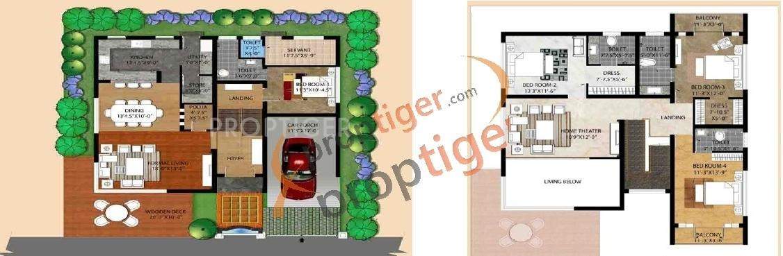 Indus Riviera (4BHK+4T (2,750 sq ft) 2750 sq ft)