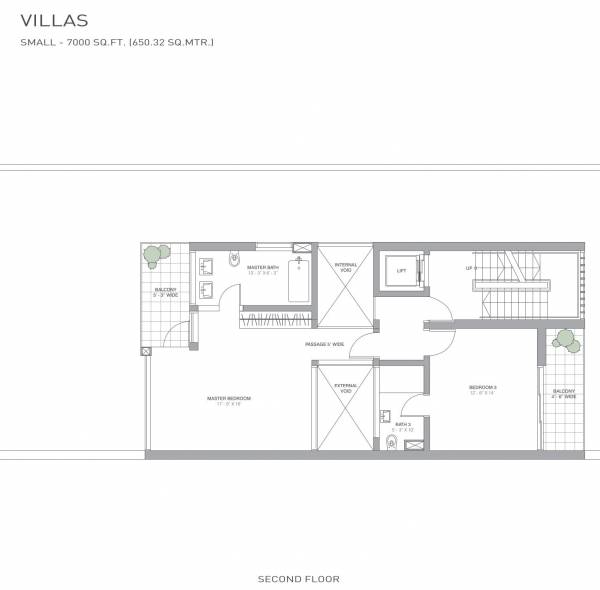  primanti-uberluxe Floor Plan Second Floor Plan