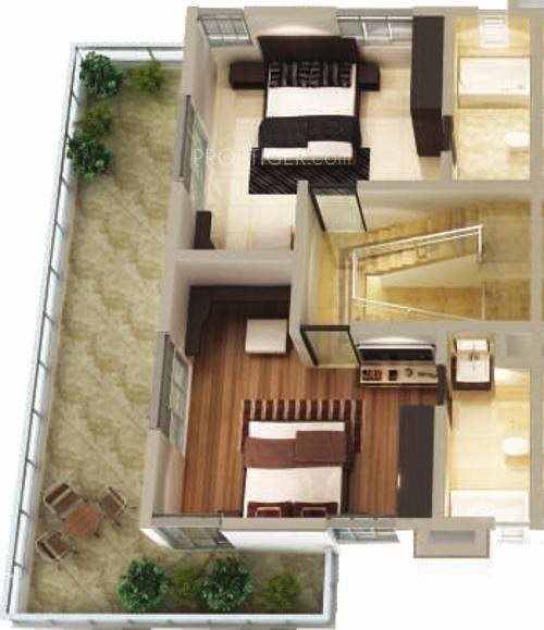 Raheja Viva (3BHK+3T (2,500 sq ft) + Servant Room 2500 sq ft)