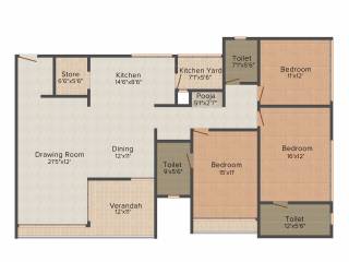 Satyam Insignia (3BHK+3T (2,430 sq ft) 2430 sq ft) Satyam Insignia (3BHK+3T (2,430 sq ft) 2430 sq ft)