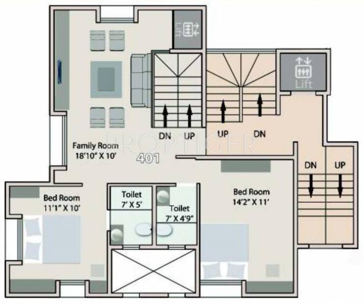 Prathamesh Samruddhi (3BHK+3T (2,461 sq ft) 2461 sq ft)