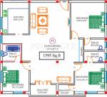 Sekaran Clair Ville (3BHK+3T (1,595 sq ft) 1595 sq ft) Sekaran Clair Ville (3BHK+3T (1,595 sq ft) 1595 sq ft)
