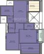 Eklavya Ekaika (2BHK+2T (1,105 sq ft) 1105 sq ft) Eklavya Ekaika (2BHK+2T (1,105 sq ft) 1105 sq ft)