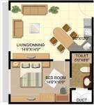 Disha Direct Bay Vista (1BHK+2T (620 sq ft) 620 sq ft)