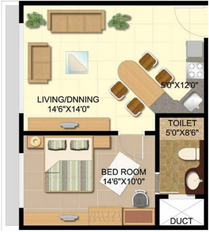 Disha Direct Bay Vista (1BHK+2T (620 sq ft) 620 sq ft) Disha Direct Bay Vista (1BHK+2T (620 sq ft) 620 sq ft)