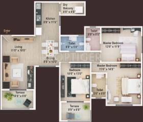 Manav Perfect 10 (3BHK+3T (1,565 sq ft) 1565 sq ft) Manav Perfect 10 (3BHK+3T (1,565 sq ft) 1565 sq ft)