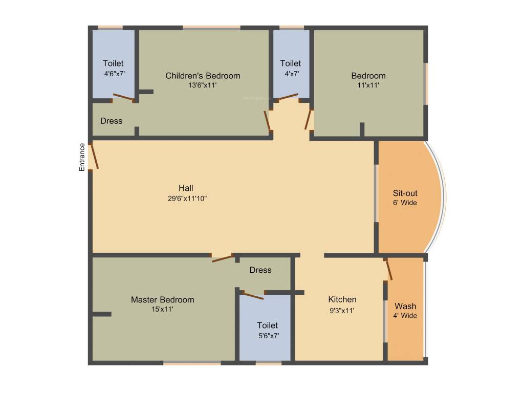 Royal Splashing Meadows (3BHK+3T (1,512 sq ft) 1512 sq ft) Royal Splashing Meadows (3BHK+3T (1,512 sq ft) 1512 sq ft)