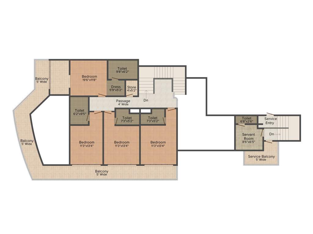 Brys Buzz (6BHK+6T (7,000 sq ft)   Servant Room 7000 sq ft)