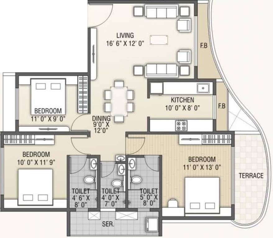 B and M Atlantis (3BHK+3T (1,650 sq ft) 1650 sq ft) B and M Atlantis (3BHK+3T (1,650 sq ft) 1650 sq ft)