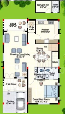  fortune fields villas Floor Plan Ground Floor Plan