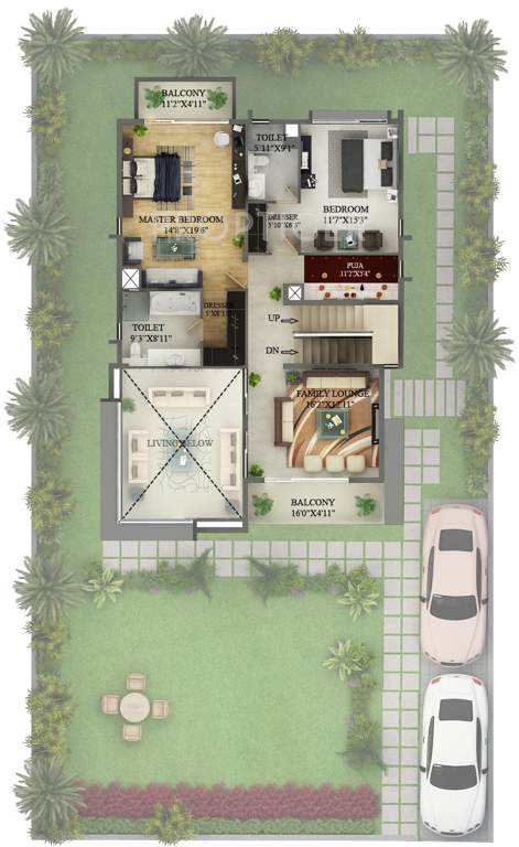 The Address The Gran Carmen Address (5BHK+6T (5,530 sq ft) + Servant Room 5530 sq ft)