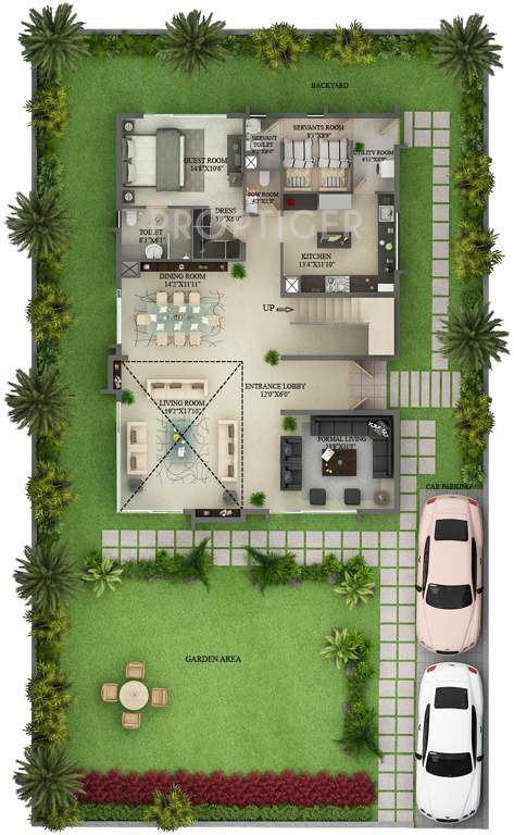 The Address The Gran Carmen Address (5BHK+6T (5,530 sq ft) + Servant Room 5530 sq ft)