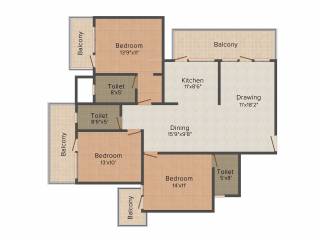 Lotus Elise (3BHK+3T (1,875 sq ft) 1875 sq ft) Lotus Elise (3BHK+3T (1,875 sq ft) 1875 sq ft)