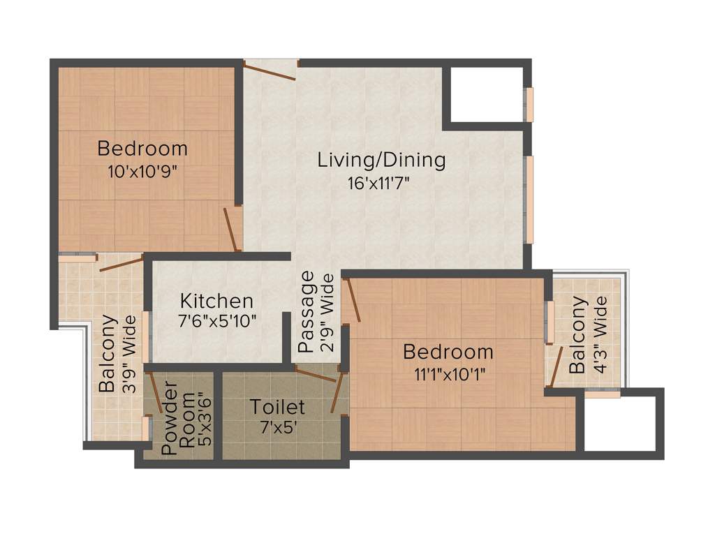 Green Residency Welfare Society Green Residency (2BHK+2T (1,200 sq ft) 1200 sq ft)