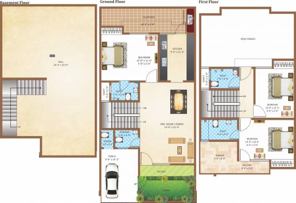 Vardhman Arcadia Greens (3BHK+4T (2,700 sq ft) 2700 sq ft)