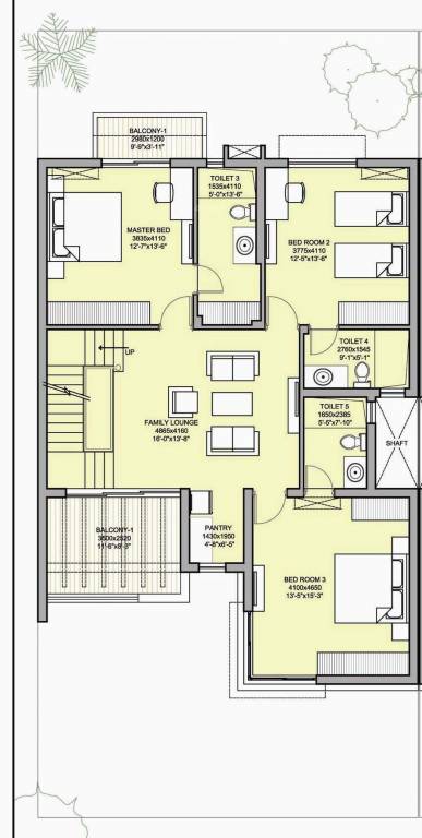 Vatika Signature Two (4BHK+5T (5,889 sq ft) Servant Room 5889 sq ft)