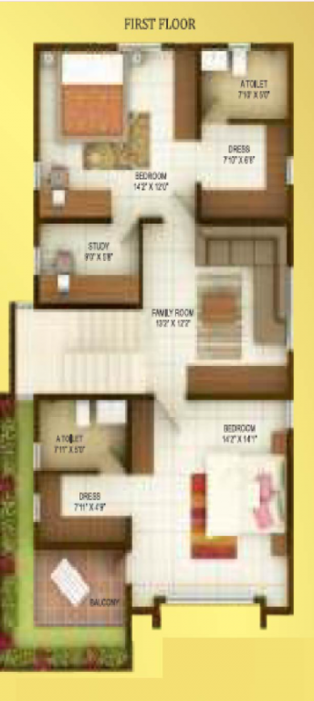 First Floor Plan royal sunnyvale Floor Plan First Floor Plan