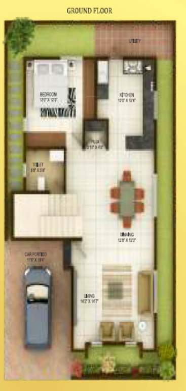  royal sunnyvale Floor Plan Ground Floor Plan