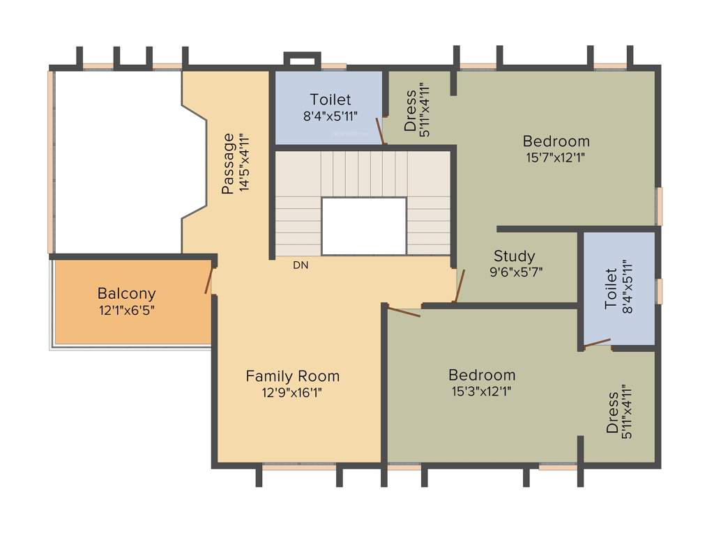 KRK Urban Ville (3BHK+3T (3,100 sq ft) + Pooja Room 3100 sq ft)