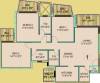 Dhoot Time Residency (3BHK+4T (1,717 sq ft) Study Room 1717 sq ft)