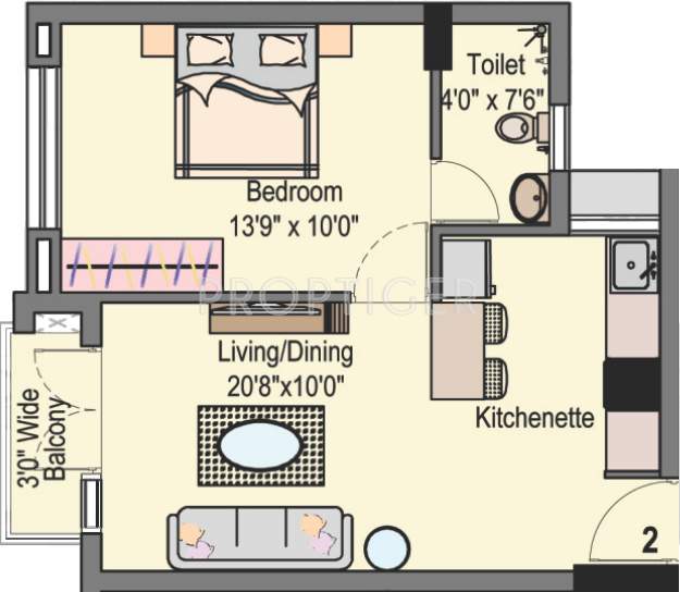 Dugar Lake Dugar (1BHK+1T (650 sq ft) 650 sq ft)