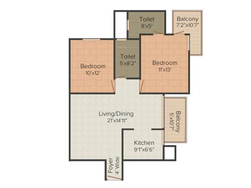 Alpha Gurgaon One 84 (2BHK+2T (1,181 sq ft) 1181 sq ft) Alpha Gurgaon One 84 (2BHK+2T (1,181 sq ft) 1181 sq ft)