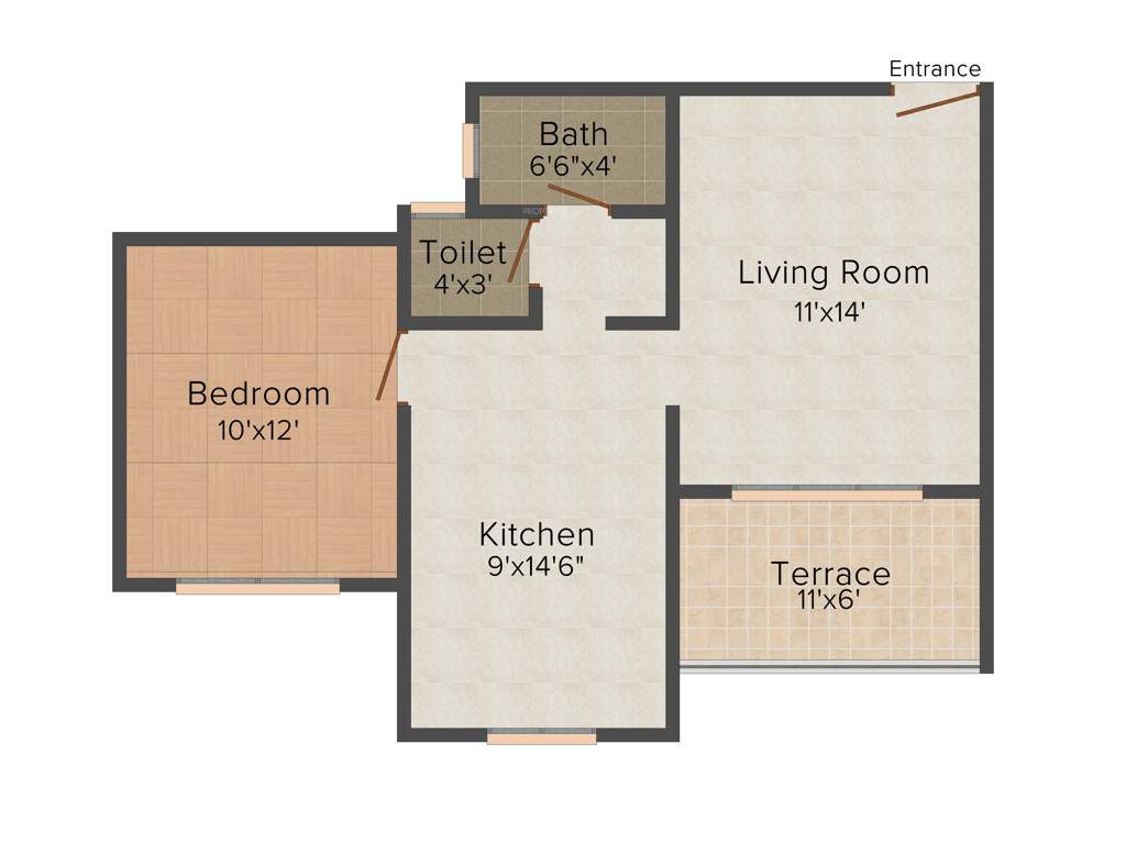 Laxmi Shantiban (1BHK+1T (648 sq ft) 648 sq ft)