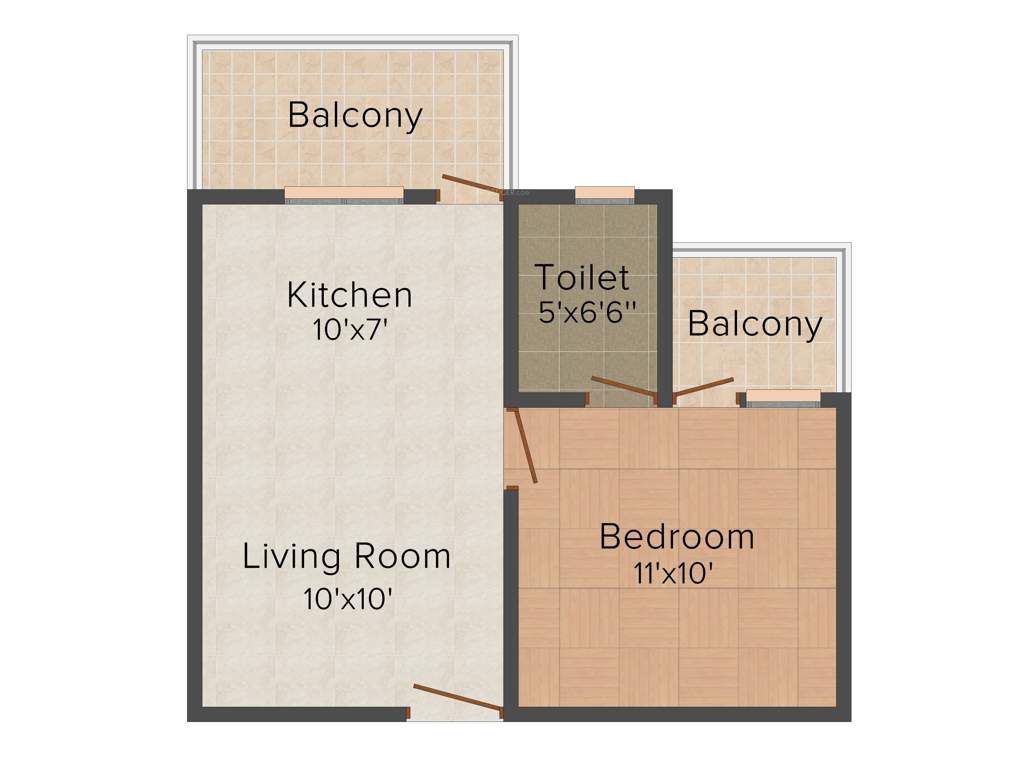 Shobh Bhiwadi Homes (1BHK+1T (576 sq ft) 576 sq ft)