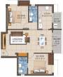 SPE Gokulam (2BHK+2T (1,067 sq ft) 1067 sq ft)