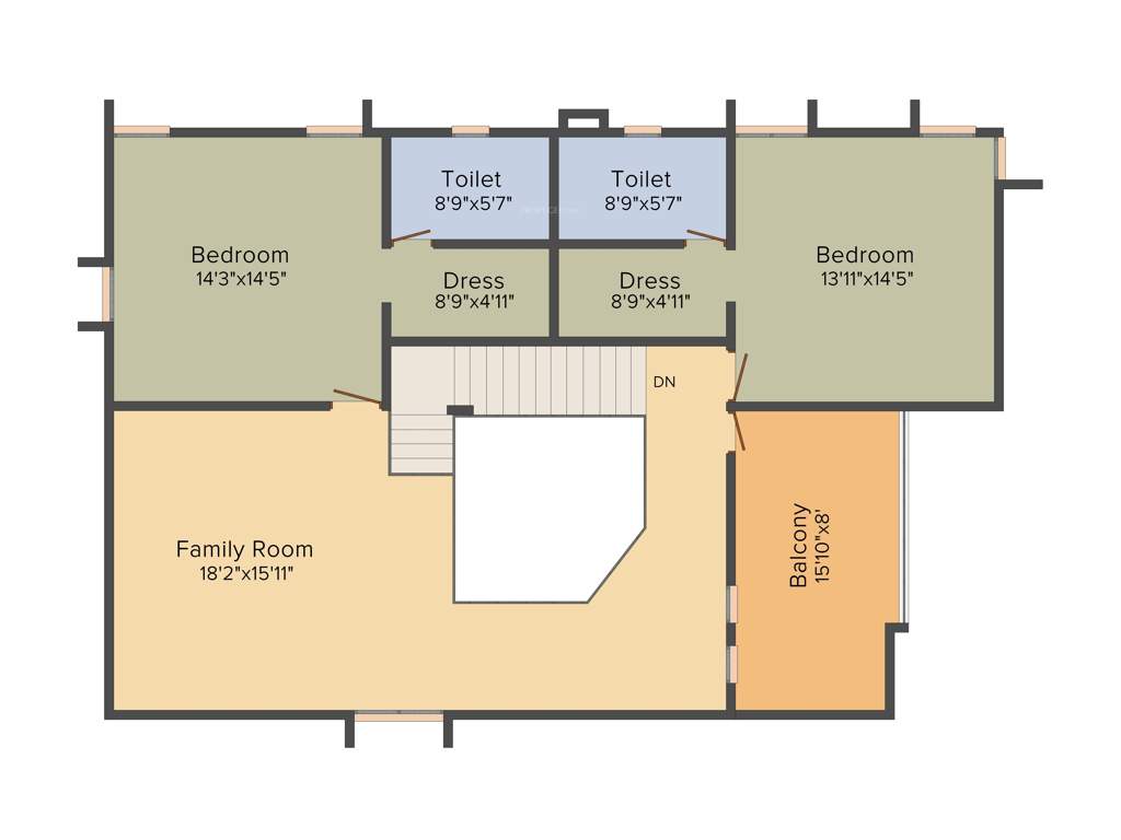 KRK Urban Ville (3BHK+4T (3,190 sq ft) + Pooja Room 3190 sq ft)