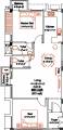 Kanya Homes Srishti (2BHK+2T (984 sq ft) 984 sq ft)