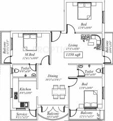 Suprabhatham Padmavathi Nagar (3BHK+2T (1,350 sq ft) 1350 sq ft) Suprabhatham Padmavathi Nagar (3BHK+2T (1,350 sq ft) 1350 sq ft)