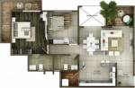 Concorde Epitome (2BHK+2T (1,316 sq ft) 1316 sq ft)