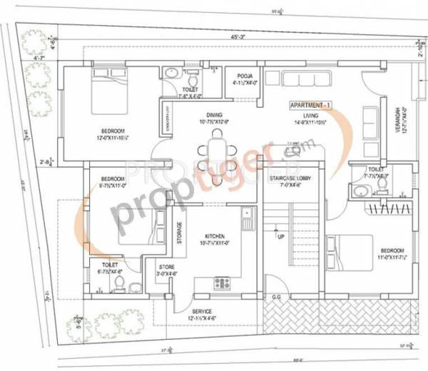 Pushkar The Cedars (3BHK+3T (1,385 sq ft) Pooja Room 1385 sq ft) Pushkar The Cedars (3BHK+3T (1,385 sq ft) Pooja Room 1385 sq ft)