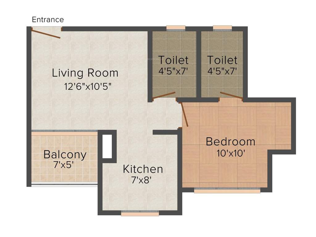 Builders Saptarang Sankul (1BHK+1T (640 sq ft) 640 sq ft)
