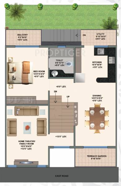 Saiven Marble Arch (4BHK+4T (2,220 sq ft) 2220 sq ft)